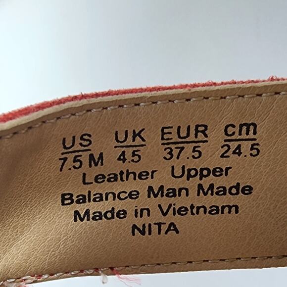 Franco Sarto Mules Women 7.5M Nita Pink Suede Pointed Toe Flats Cut Outs EUC - Picture 9 of 10